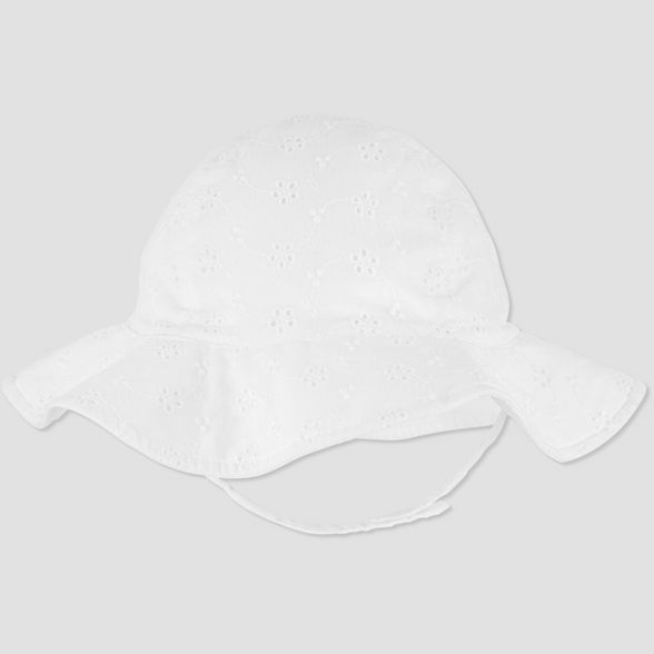 Baby Girls' Eyelet Swim Hat - Just One You® made by carter's White | Target