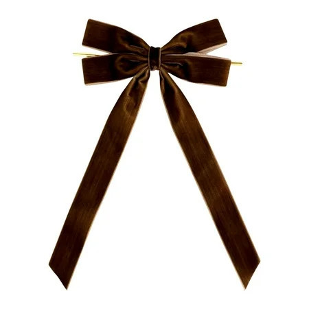 12Pcs Christmas Velvet Bows for Tree, Vintage Ribbon Bows Ornaments for Garland Wreath Gift Wrapping Treat Bag Bakery Candy Bags Diy Crafts Holiday Decor ( 5" X 7", Width Of 1") | Walmart (US)