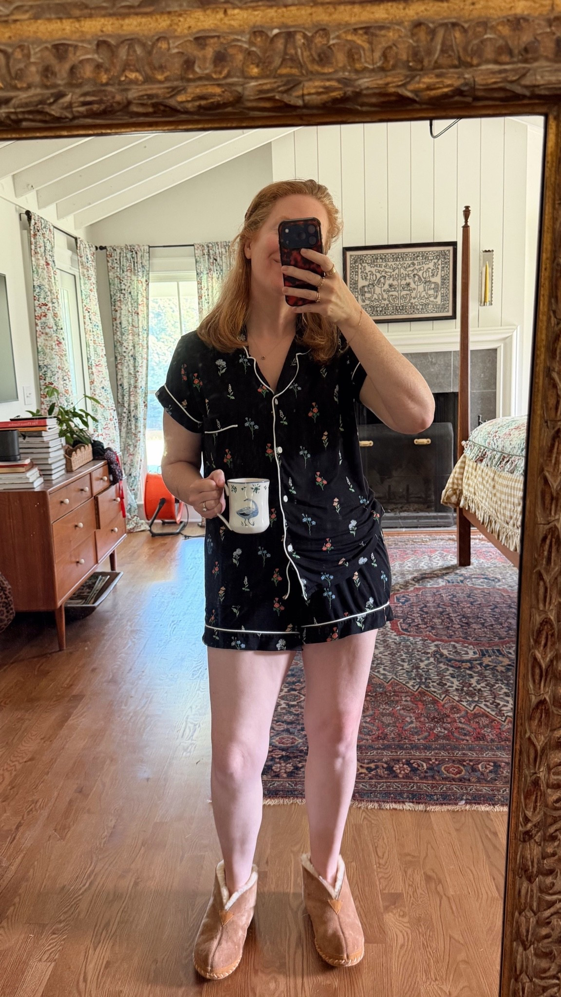 the most adorable garden pjs wearing a medium

#LTKdayinmylife #LTKmorningroutine #LTKOver40