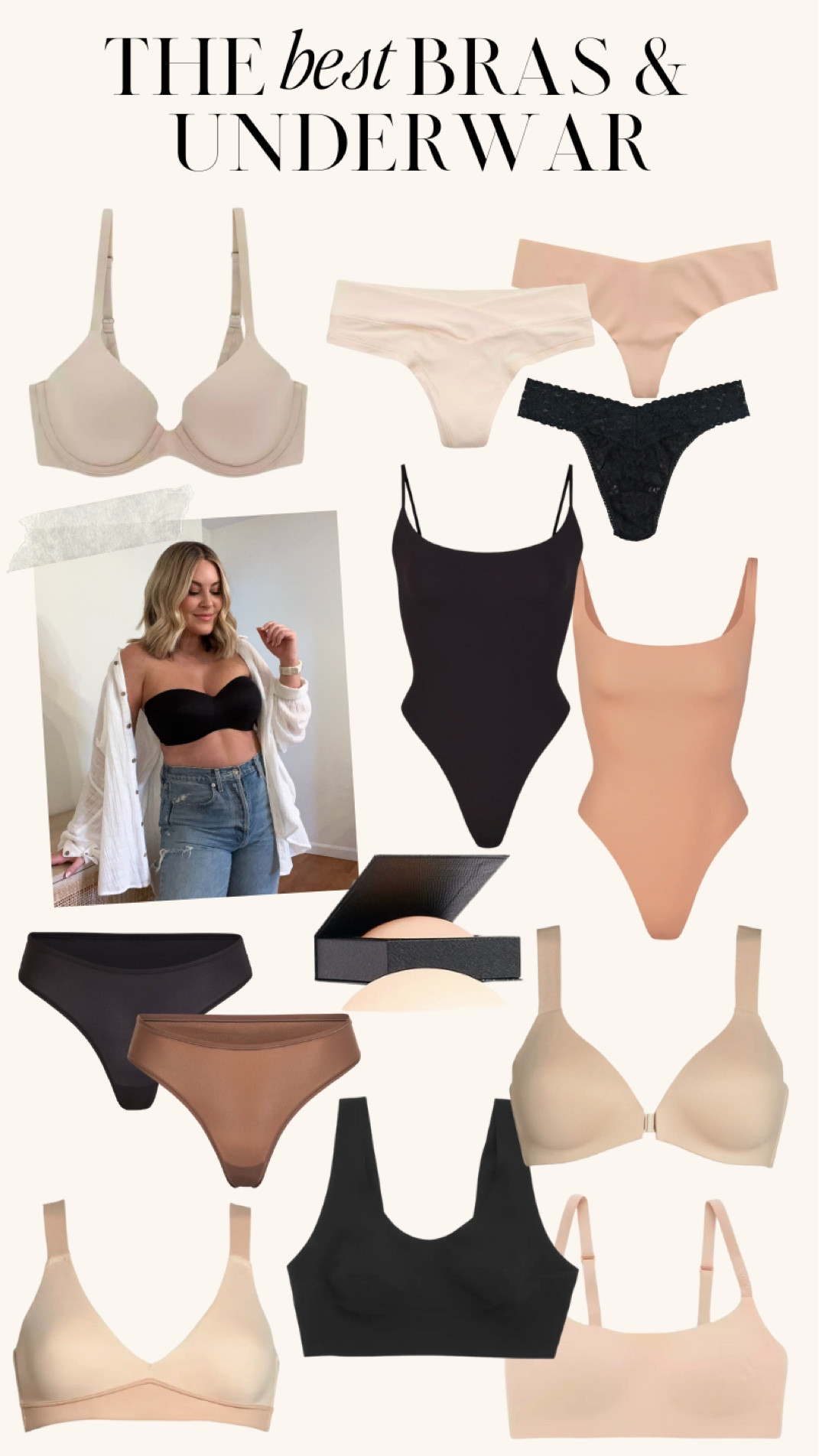My favorite undergarments - the best bras & underwear 🙌🏻

Spanx, spanx shorts, aerie, aerie bras, aerie bra, basic bras, basic undies, basic underwear, staple undergarments, staple bra, staple bras, undergarment essentials, comfortable bra, skims bodysuits, soma, soma bra, soma bras, best bras, best undies, seamless bras, wireless bras, no show underwear, no show undies, amazon, amazon wardrobe basics 

#LTKunder50 #LTKunder100