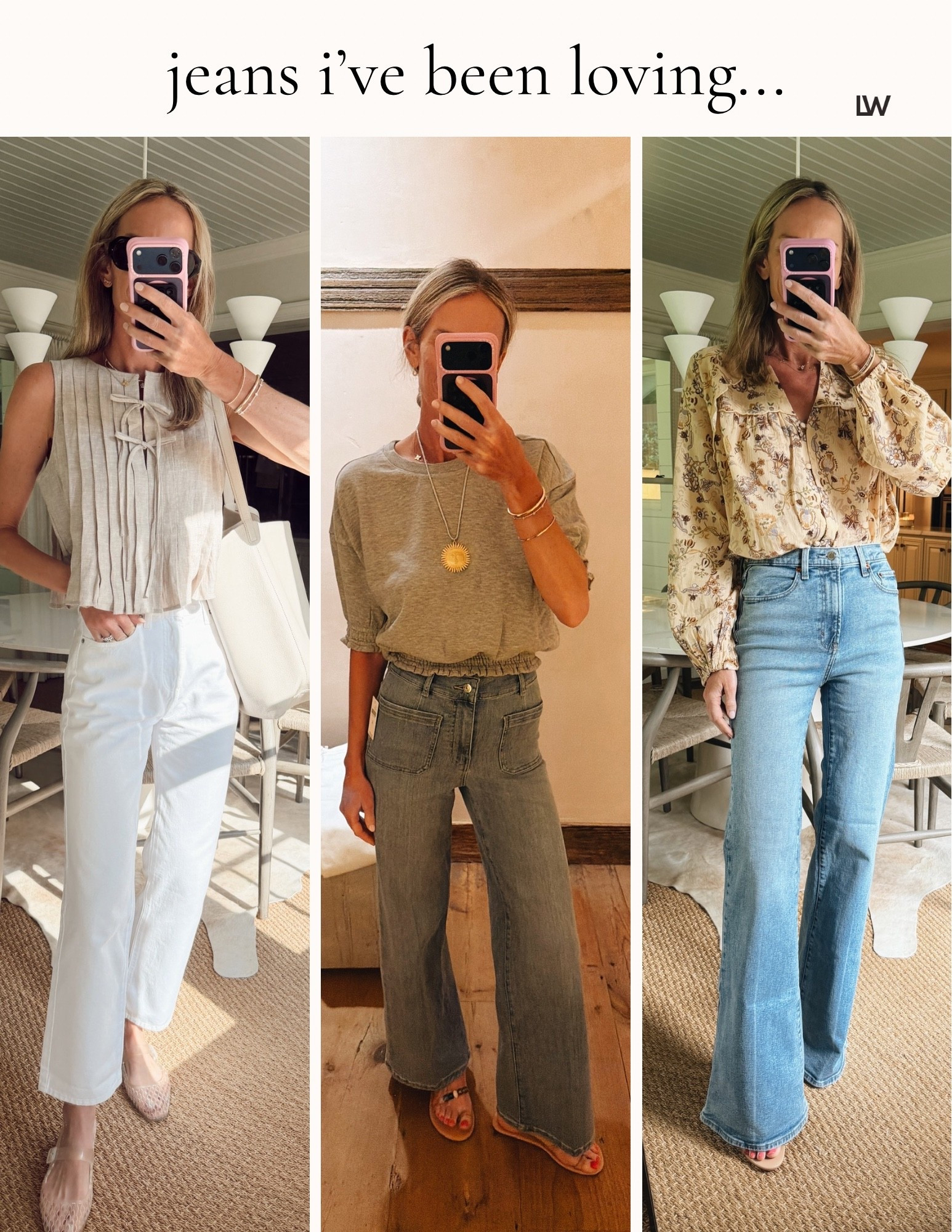Roundup of jeans I’ve recently been loving!!