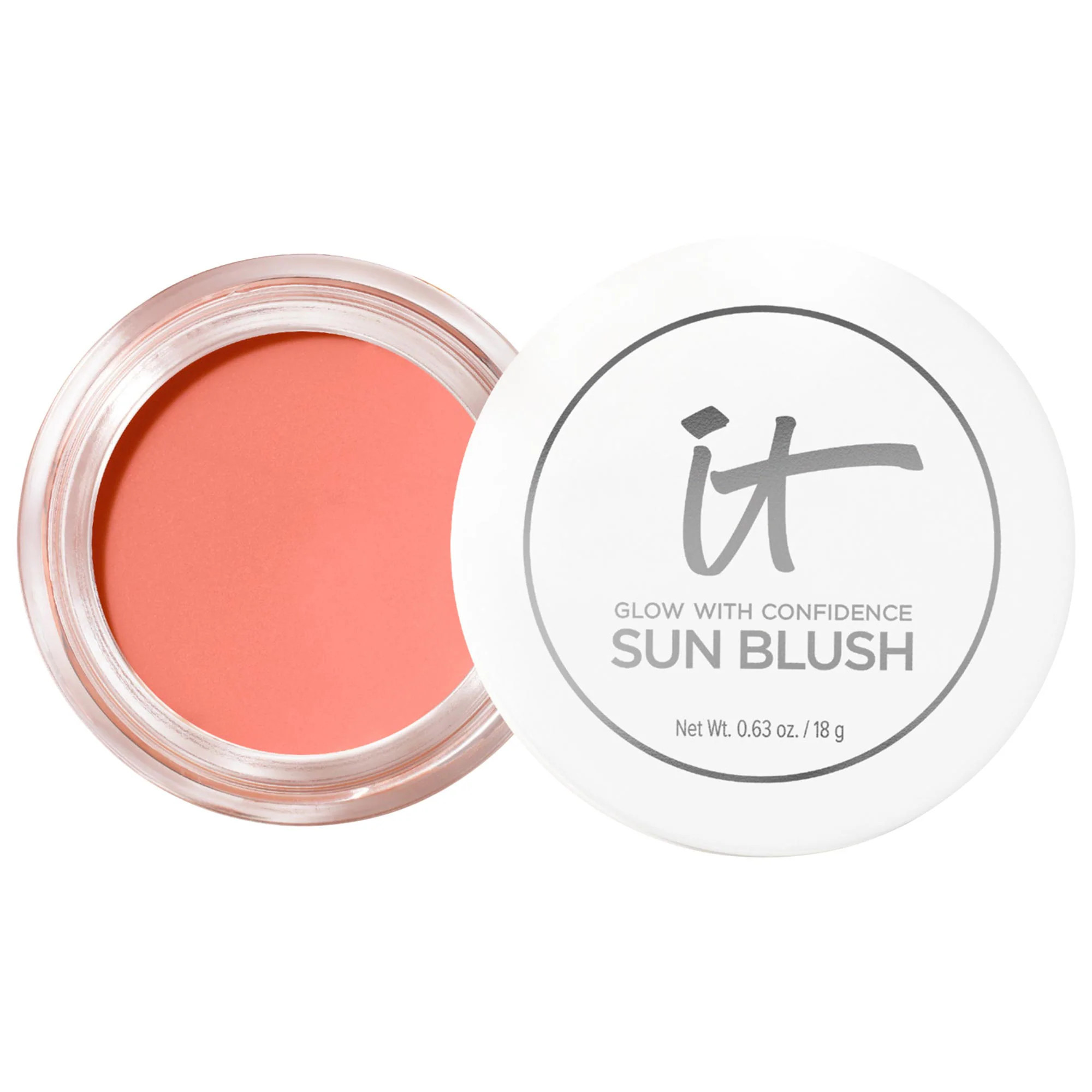 IT Cosmetics Glow with Confidence Sun Cream Blush with Hyaluronic Acid Sun Blossom 20 0.63 oz | Sephora (US)