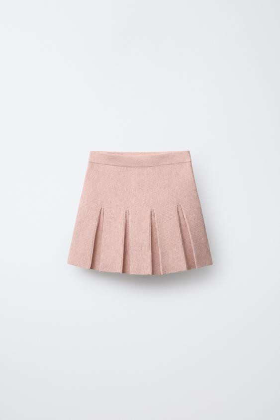 PLEATED KNIT SKIRT$ 32.90Pale pink | 2756/706/622Add to cartAddKnit skirt with elastic waistband.... | Zara US