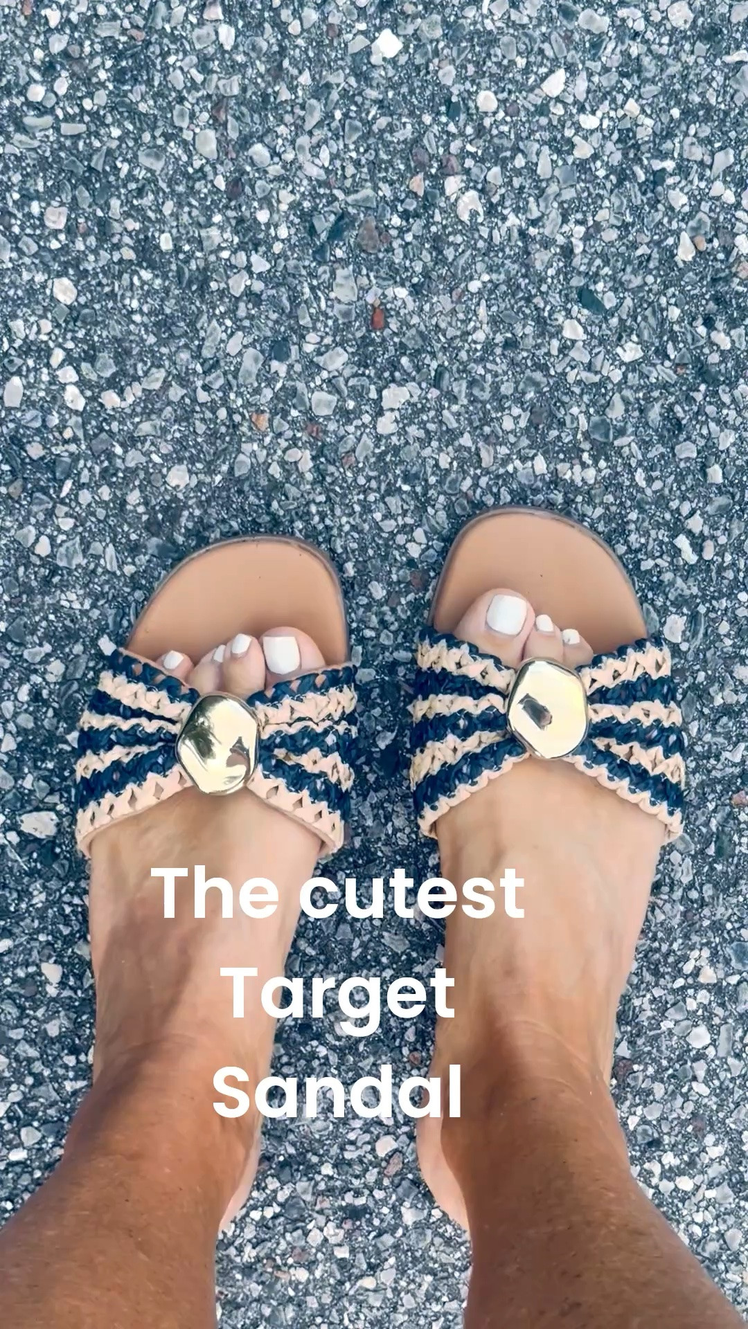The absolute cutest striped sandals from Target 🎯 
Memory foam ✔️
True to size!
Summer sandals

#LTKgrwm #LTKdayinmylife #LTKootd