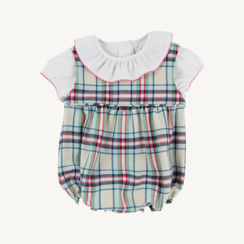 Brooksy Bubble Set - Ardmore Pier Plaid with Worth Avenue White & Rich | The Beaufort Bonnet Company