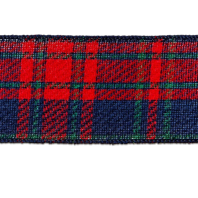 Red and Green Plaid Christmas Ribbon, 18', by My Texas House | Walmart (US)
