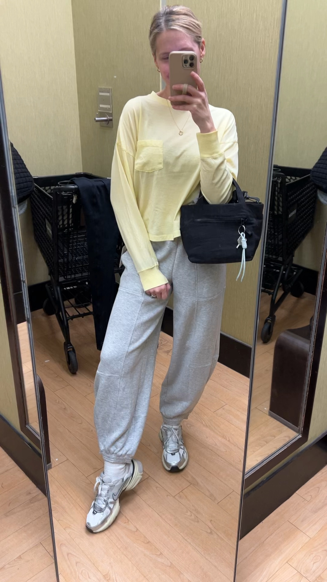 Casual everyday outfit at kohls with these barrel joggers, great quality, fit true to size, and they’re warm (not that cooling fabric). Tee size medium, thin, size up. #kohls 

#LTKActive