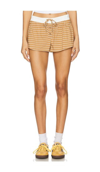 LIONESS Nirvana Short in Mustard. - size XS | Revolve Clothing (Global)