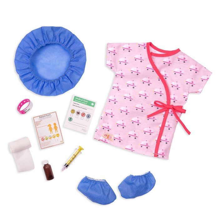 Our Generation Hospital Stay Outfit with Gown for 18" Dolls | Target
