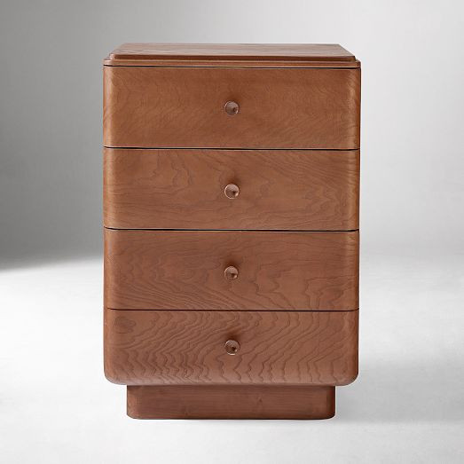 Pierce & Ward Burl Wood Nightstand (18") | West Elm (US)