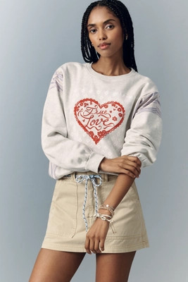 Maeve Be True Long-Sleeve Crew-Neck Sweater | Anthropologie (US)