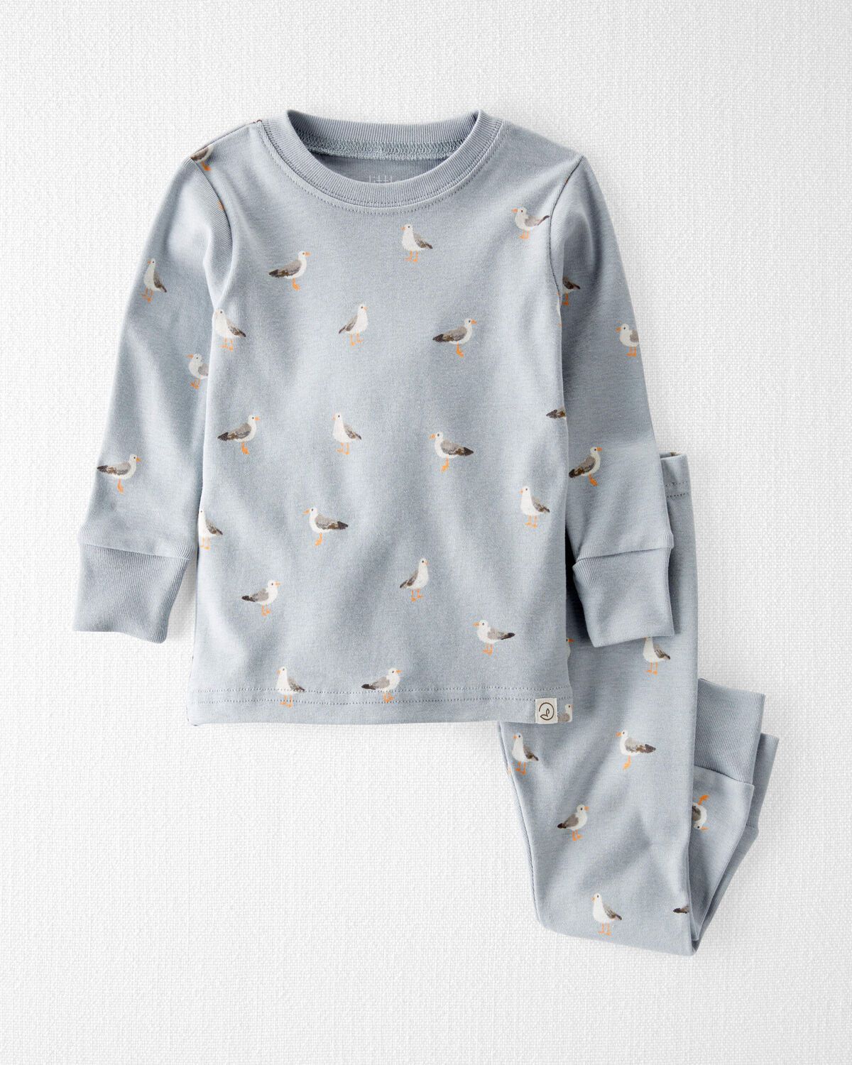 Beach Seagull Print Baby Organic Cotton Pajamas Set | carters.com | Carter's