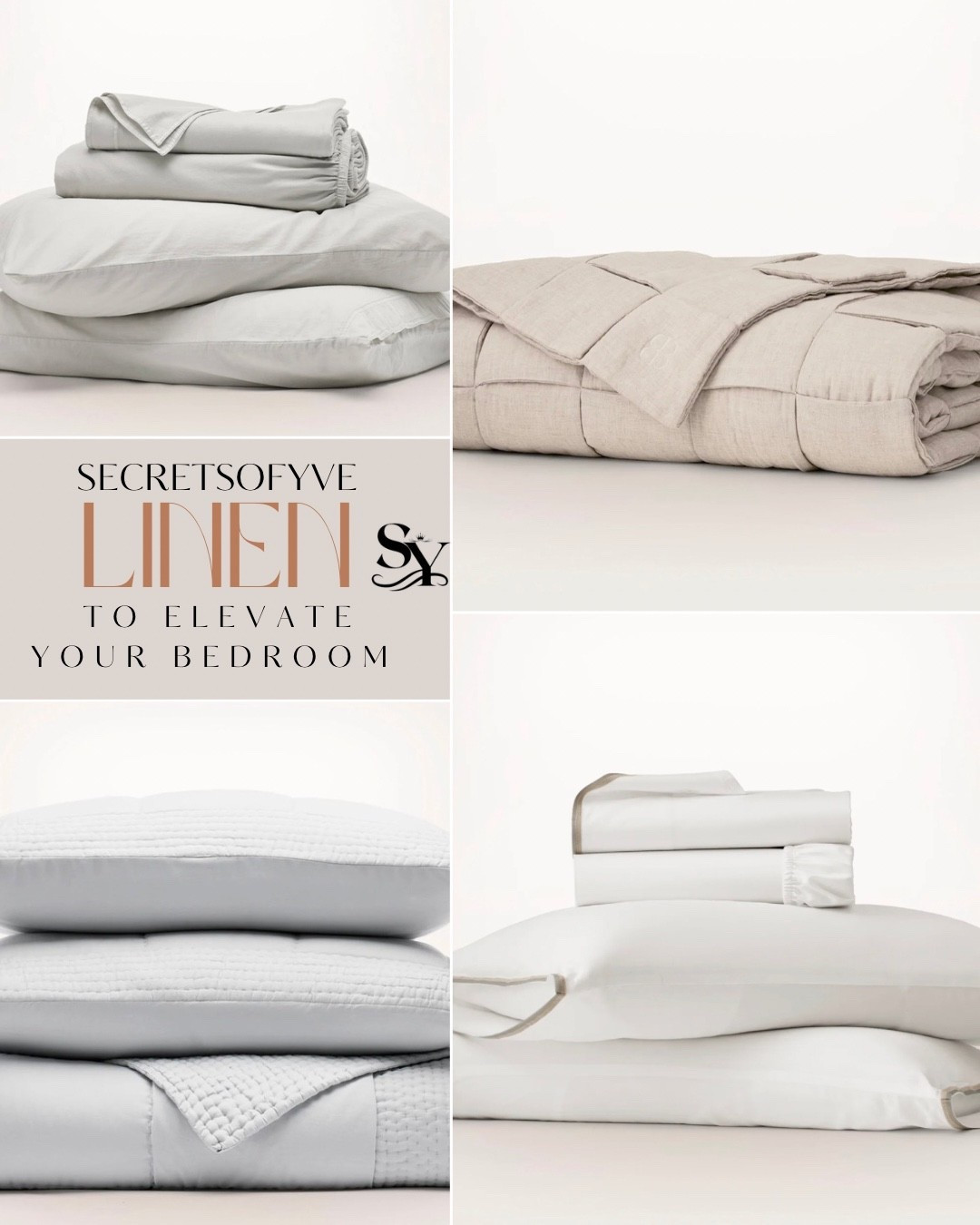 SecretsofYve: Bedding refresh and home/wedding Gift Guide - the MOST requested gift. Beddings that get better with every wash. 🎁 
#Secretsofyve #ltkgiftguide
Always humbled & thankful to have you here.. New posts daily at 3pm & 4:15pm EST. 
CEO: PATESI Global & PATESIfoundation.org
@secretsofyve : where beautiful meets practical, comfy meets style, affordable meets glam with a splash of splurge every now and then. I do LOVE a good sale and combining codes! #ltkstyletip #ltksalealert #ltku #ltkfindsunder100 #ltkfindsunder50 #ltkplussize #ltkmidsize #ltkover40 #ltkpetite #ltkvlog #ltktravel #ltkmens #ltkstorytime #ltkmomlife #ltkbump #ltktall #ltkselfcare secretsofyve 

#LTKSeasonal #LTKHome #LTKWedding