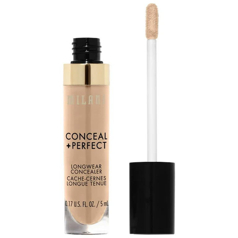 Milani Conceal + Perfect Longwear Liquid Concealer, Medium Beige | Walmart (US)