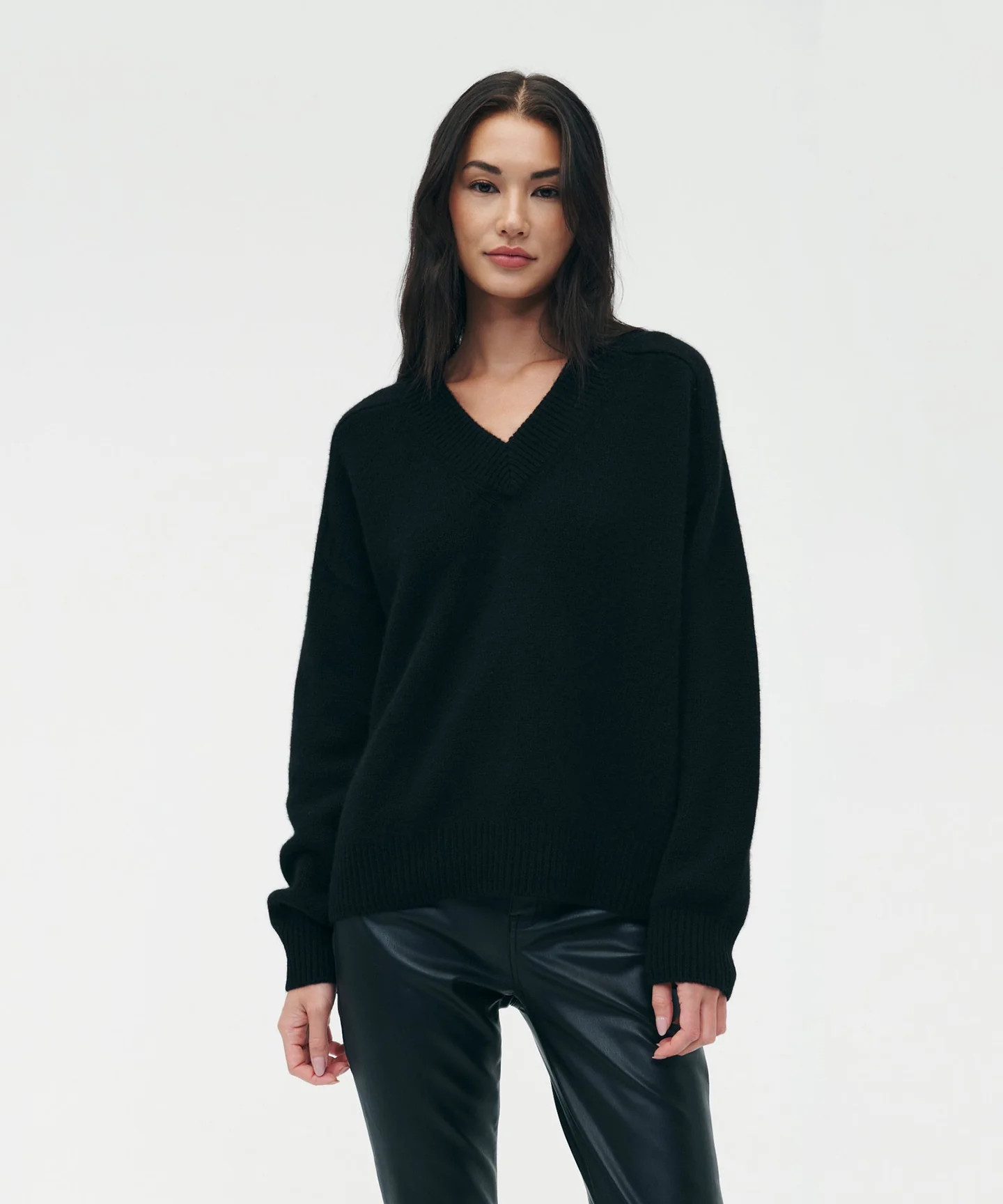 Super Luxe Cashmere V-Neck Sweater | NAADAM
