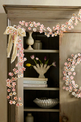 Pink Ditsy Floral Iron Garland | Terrain