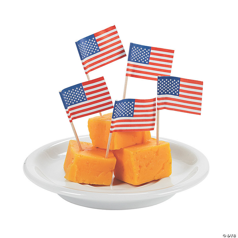 Bulk  144 Pc. USA Flag Picks | Oriental Trading Company