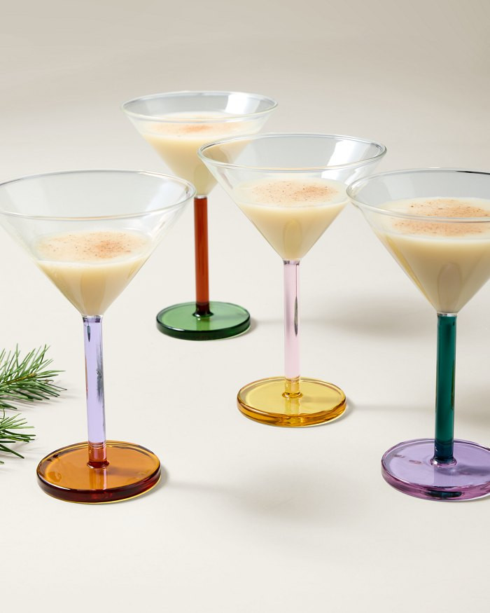 Multicolor Martini Glasses - Set of 4 | Tommy Bahama