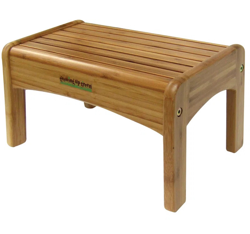 Truluck 1 - Step Bamboo Lightweight Step Stool | Wayfair North America