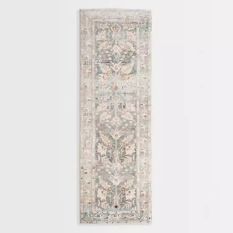 Rosette Denim Runner | Kirkland's Home