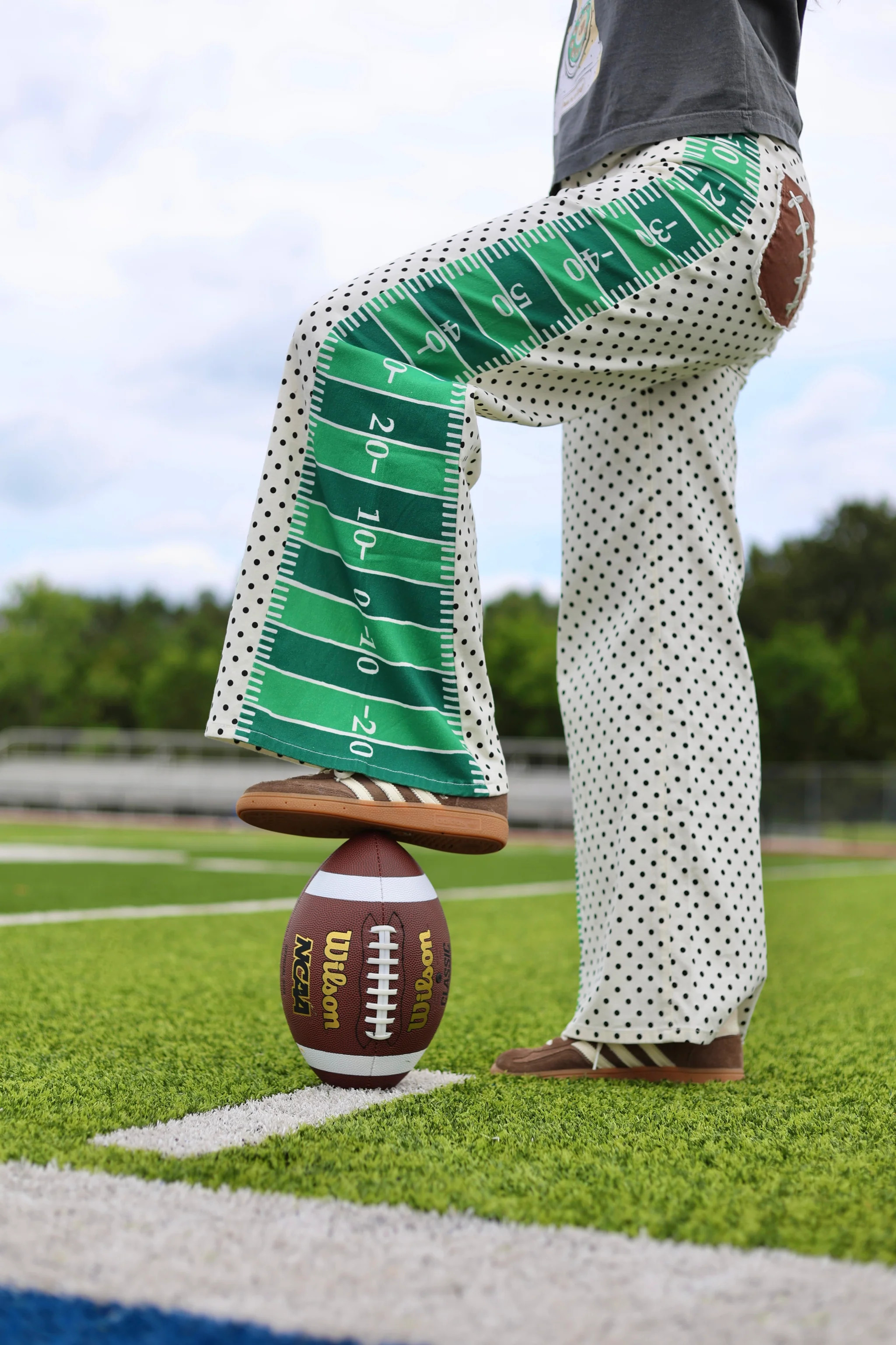 Game Day Contrast Wide Leg Denim - PRE-SALE - Ships 9/11* | Poppy & Pine