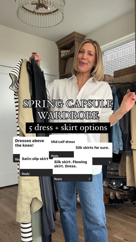 Spring Capsule Dress + Skirt Options

#LTKfindsunder50 #LTKfindsunder100 #LTKstyletip