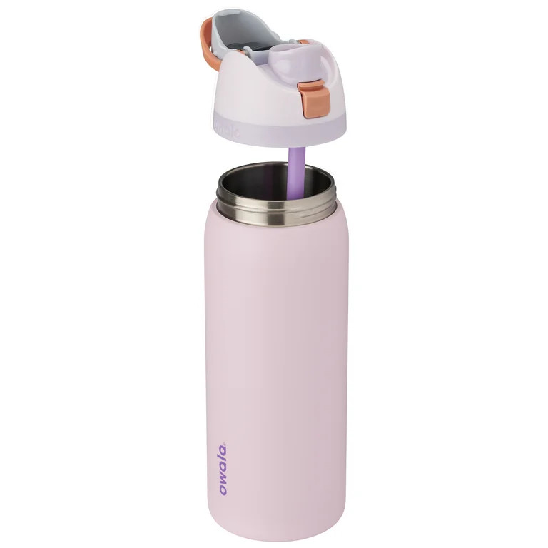 Owala FreeSip Stainless Steel Water Bottle, 32oz, Sugar Spice Pink - Walmart.com | Walmart (US)
