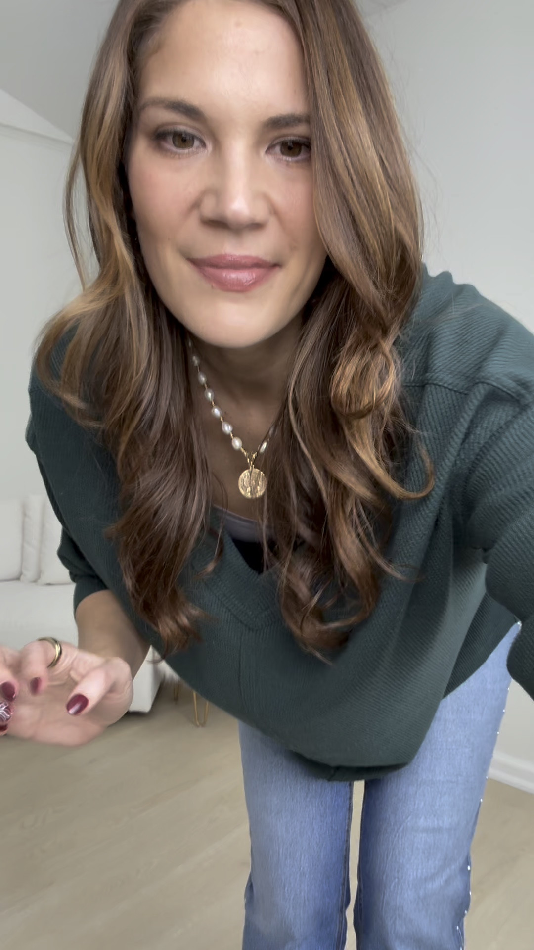 I am loving these sudden jeans! They are so easy to dress up or down. Plus, they are so comfortable!

Long length jeans, basics, tall girl approved, pearl necklace, v neck top, booties, Amazon finds, Stang and Co

#LTKTall #LTKootd #LTKSeasonal