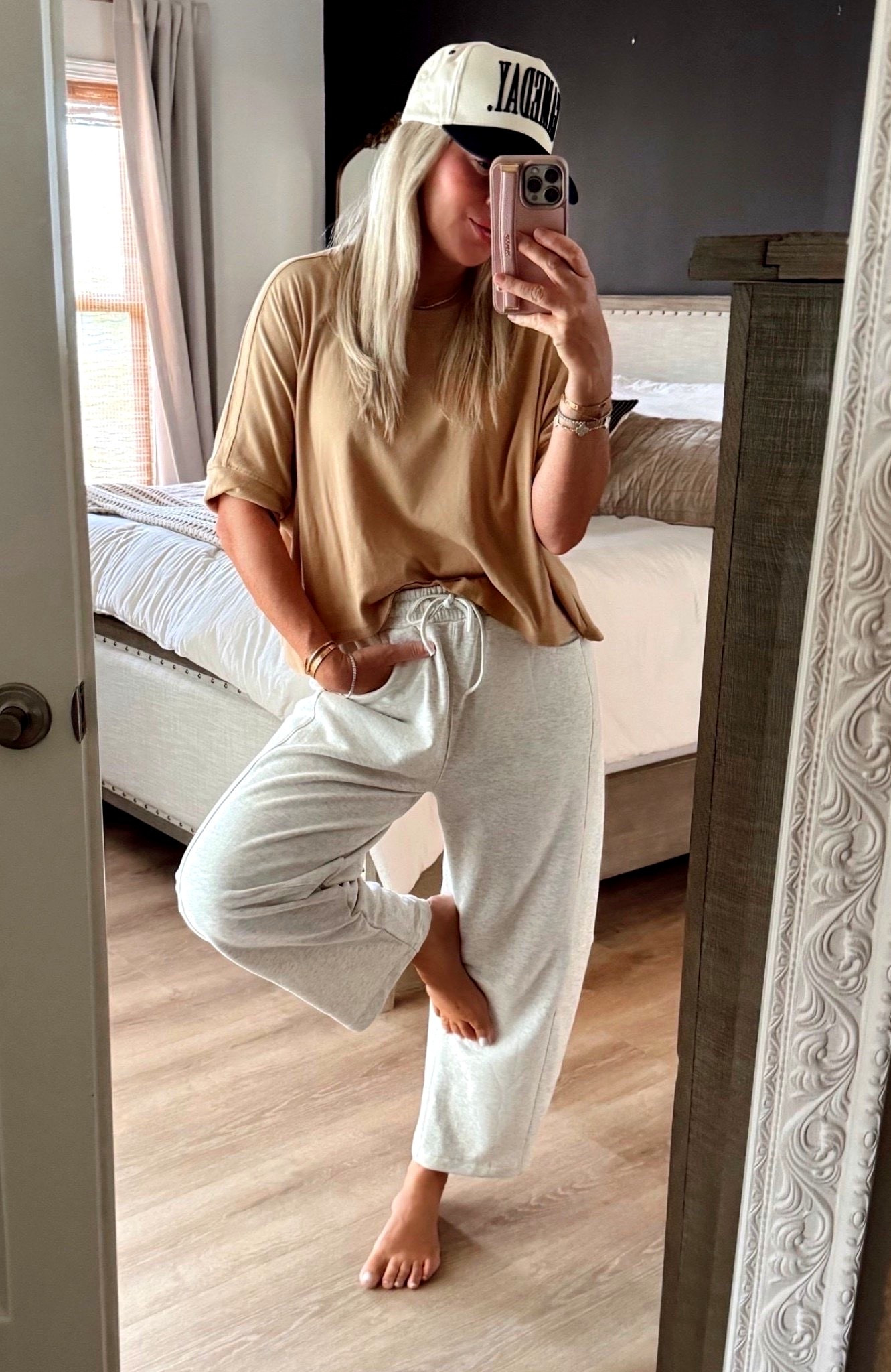 Amazon wins! 💛 my fave barrel sweats ever! 🤌🏼
In smalls. 

Spring outfits. Summer outfits. Active wear. Mom outfit.

#LTKActive #LTKOver40 #LTKTravel