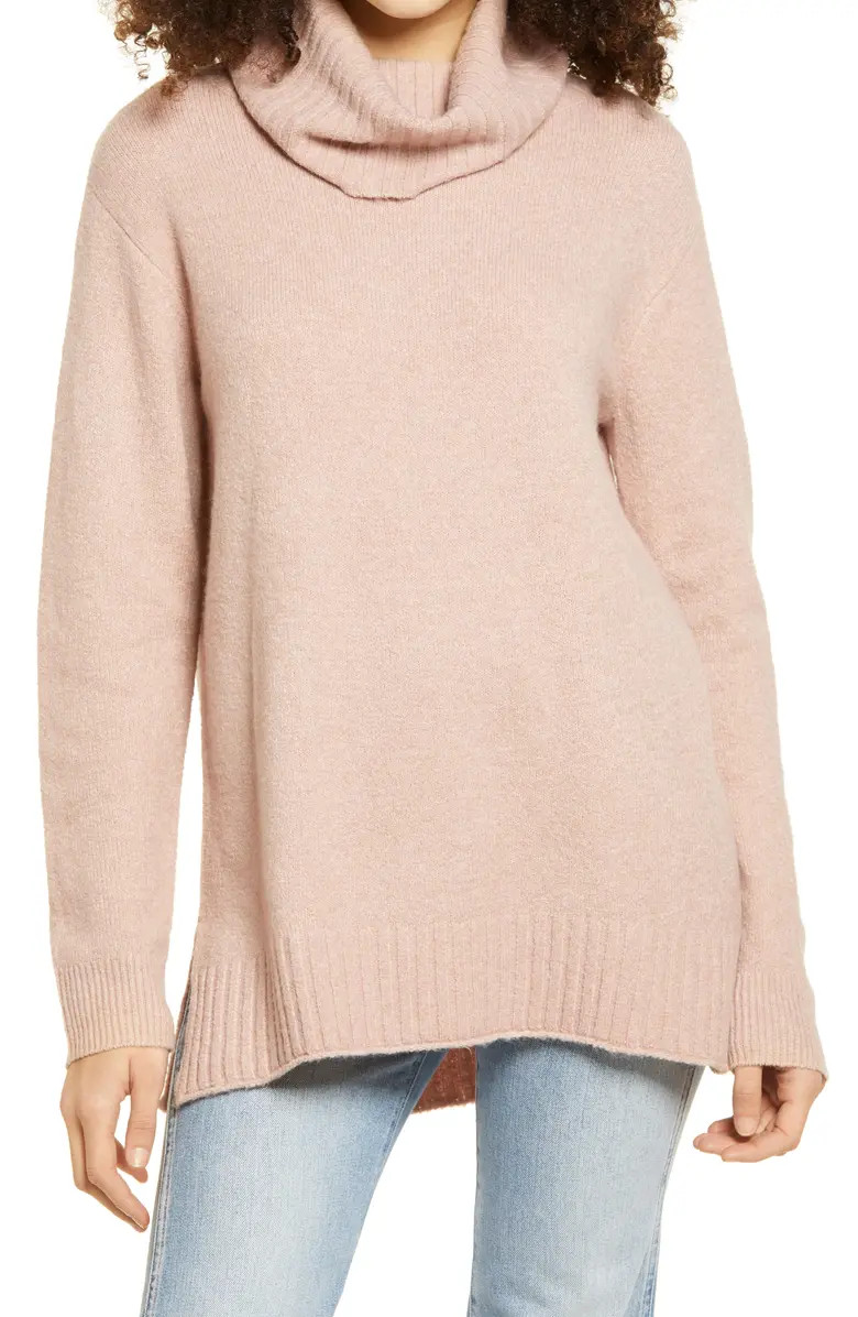 Longline Turtleneck Sweater | Nordstrom