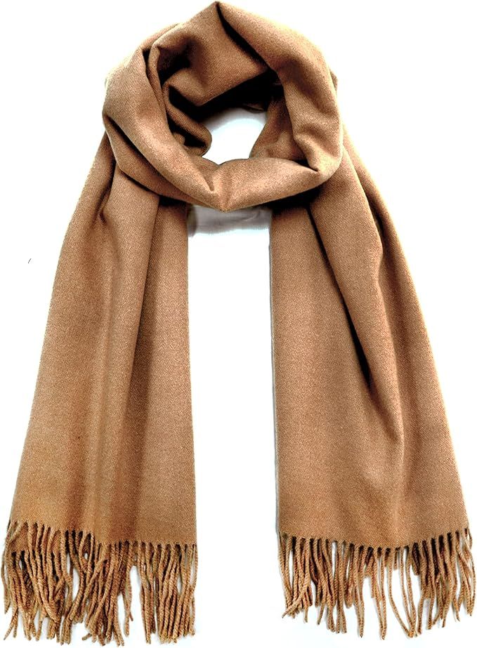 SUMMER HANA Winter Scarf Cashmere Feel Pashmina Shawl Wraps Soft Warm Blanket Scarves | Amazon (US)