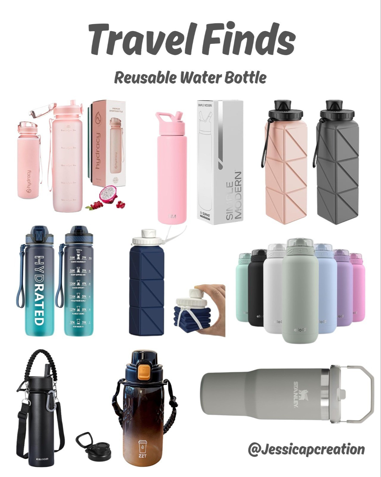 New travel obsession unlocked: stylish and sustainable reusable water bottles! #travelfinds #reusablebottle #traveltips #ltkstyle #stayhydrated

#LTKGiftGuide #LTKTravel #LTKStyleTip