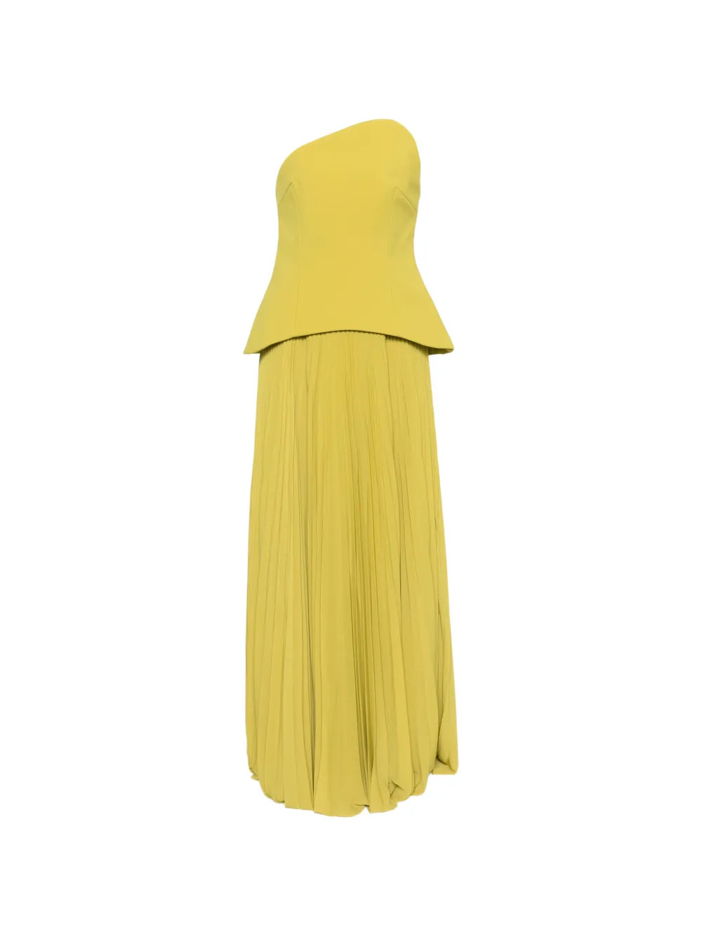 Britt pleated strapless maxi dress | Farfetch Global