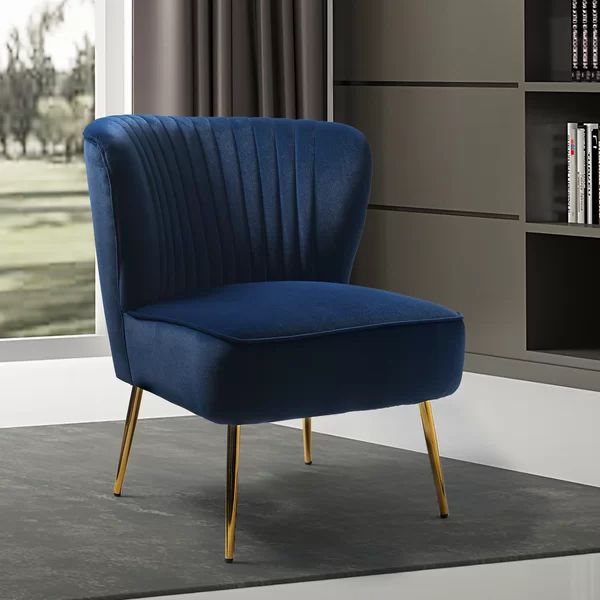 Alfredo 26" Wide Tufted Velvet Side Chair | Wayfair Professional