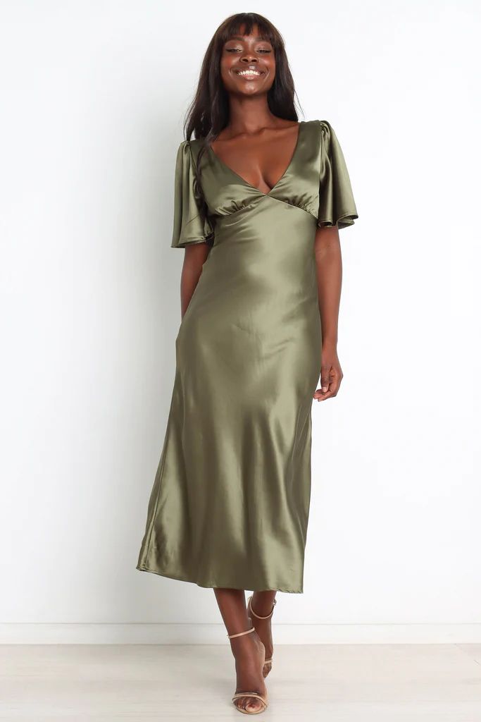 Marilyn Dress - Olive | Petal & Pup (US)