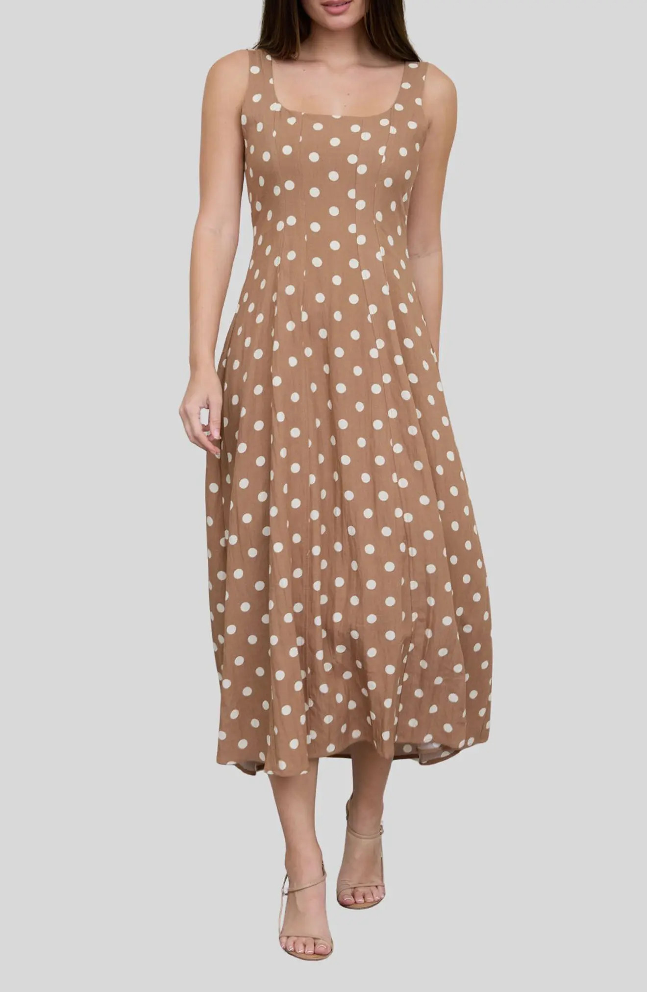 Polka Dot Midi Dress (Women) | Nordstromrack | Nordstrom Rack