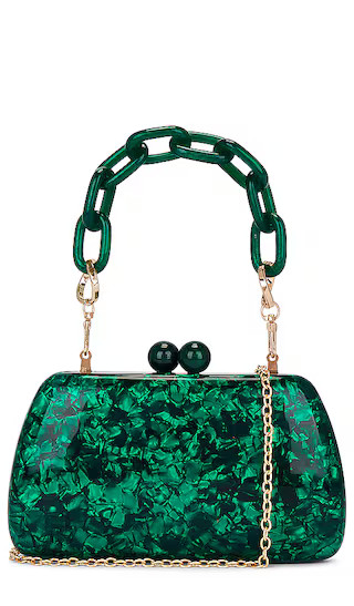 Josephine Clutch in Green | Revolve Clothing (Global)