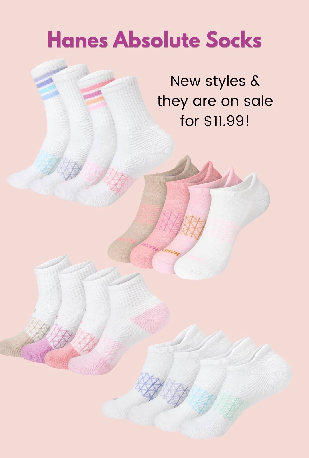 New styles of my favorite socks & they are on sale for $11.99 at Target.

#LTKSaleAlert #LTKActive