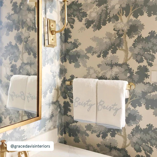 Monogrammed Plush Luxury Hand Towels | Weezie | Weezie Towels