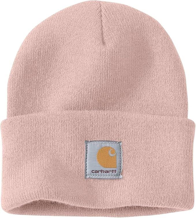 Carhartt mens Knit Cuffed Beanie Hat (Closeout), Ash Rose, One Size US at Amazon Men’s Clothing... | Amazon (US)
