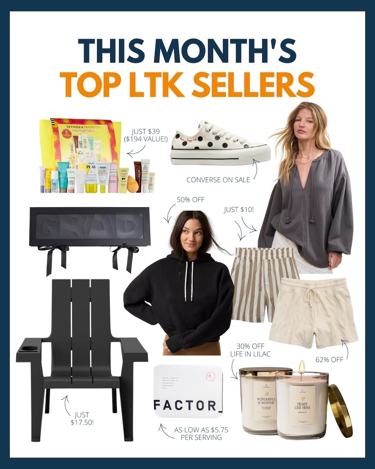 Want to know what LTK shoppers bought the most of this past month? Shop them below! 🛍️ From tons of essentials on mega sale at Aerie to the perfect graduate gift ideas, you’re not going to want to miss these. 😍

#LTKSaleAlert #LTKBeauty #LTKStyleTip