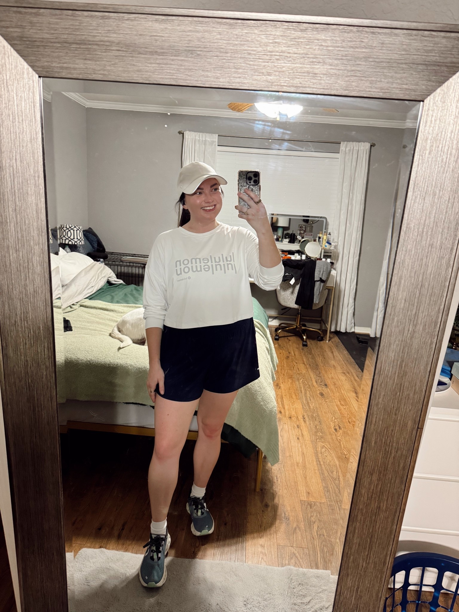 This top is old, so I linked another one that I’ve been loving recently! My On Cloudmonsters are in a colorway from last season, but there are some gorgeous new colors this year. 
