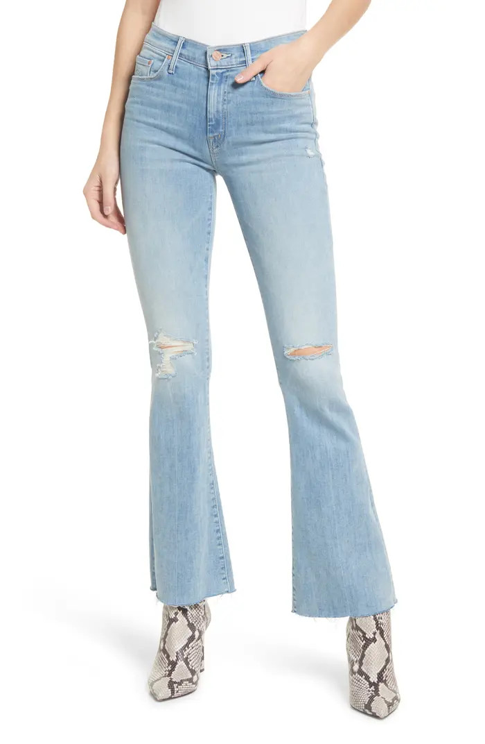 The Weekend Fray Hem Bootcut Jeans | Nordstrom