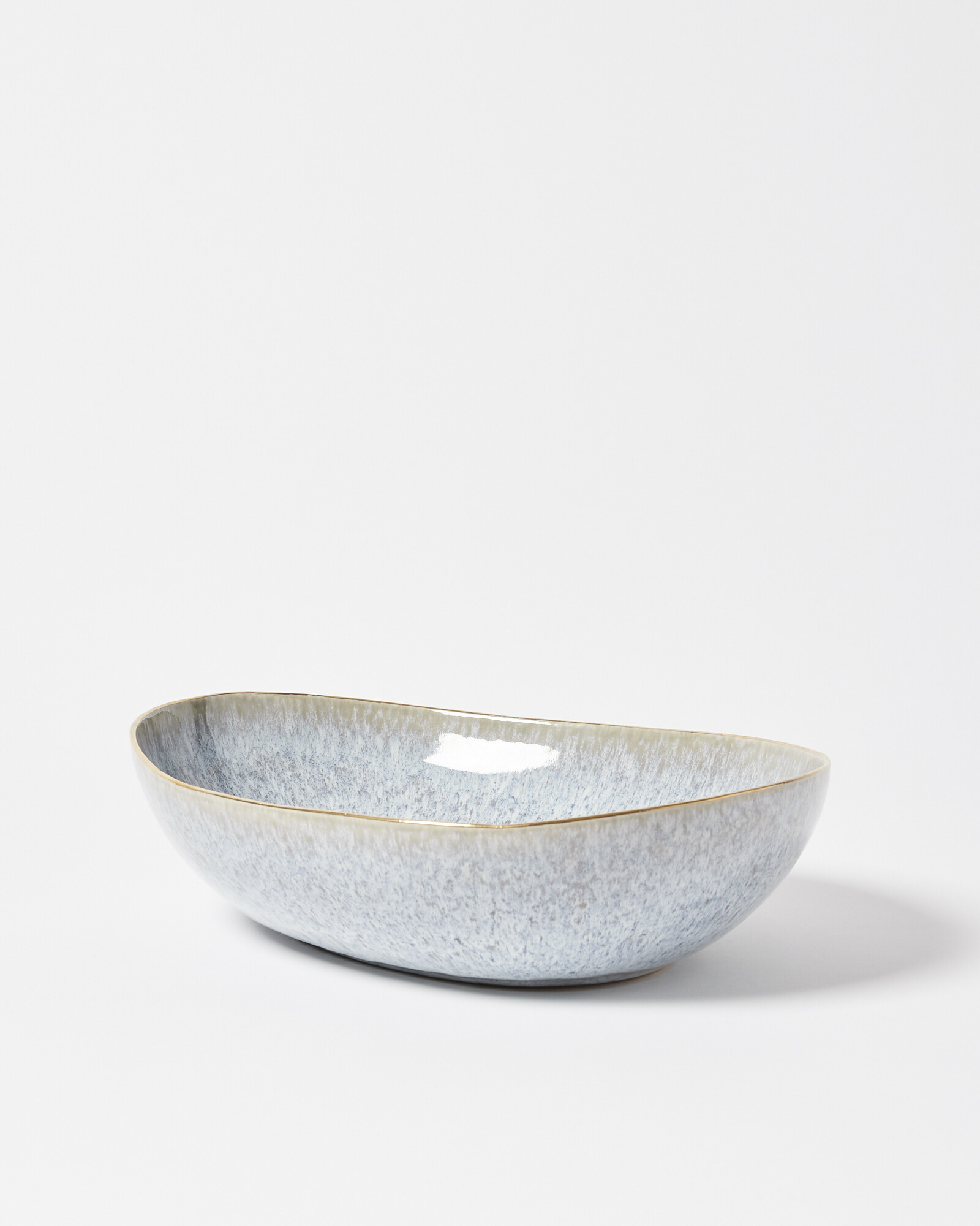 Tuya Blue Ceramic Serving Bowl Large | Oliver Bonas | Oliver Bonas (Global)