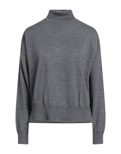 Aragona Woman Turtleneck Grey Size 4 Merino Wool | YOOX (US)