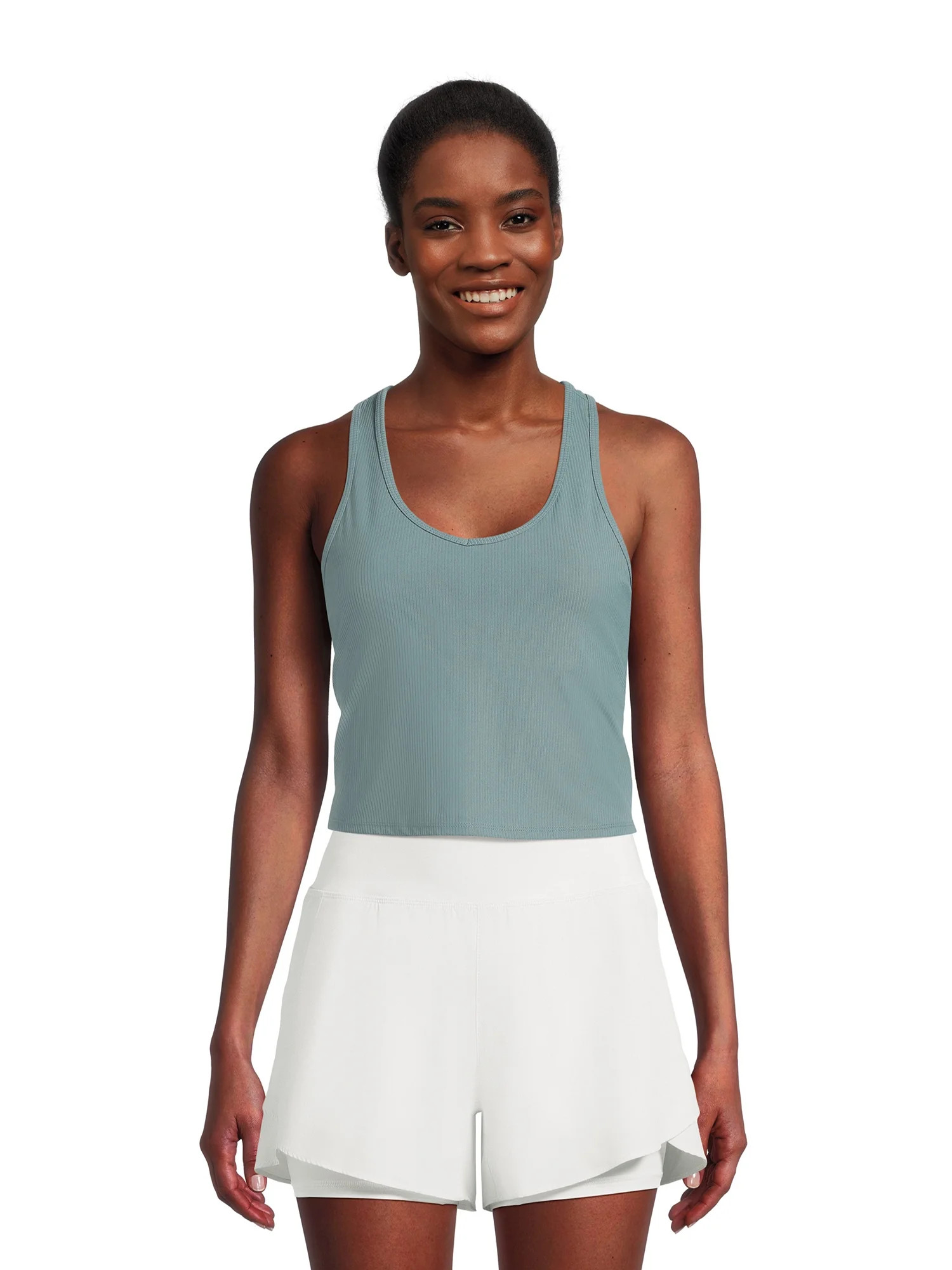 Avia Women's V-Neck Rib Bra, Sizes XS-XXXL | Walmart (US)