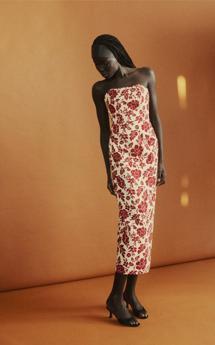 Exclusive Romeo Bow-Detailed Linen Midi Dress | Moda Operandi (Global)