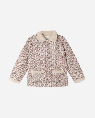 Quilted Collared Coat Primrose | Rylee + Cru