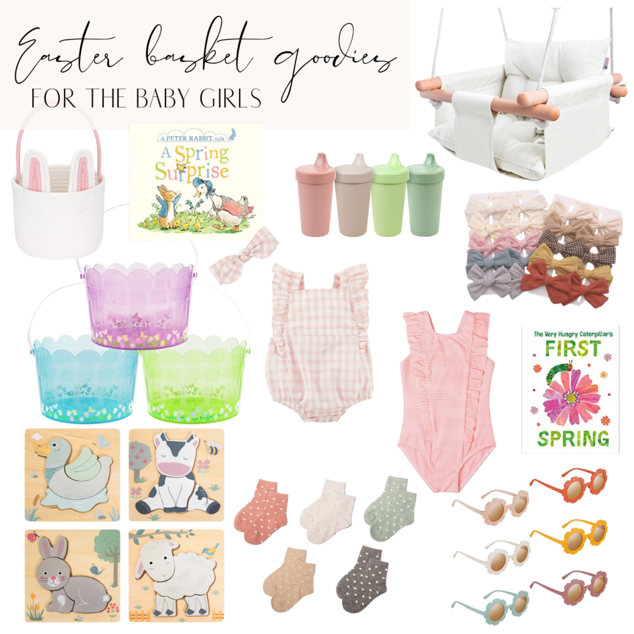 Easter basket ideas for the baby girls 

#LTKkids #LTKSeasonal #LTKbaby