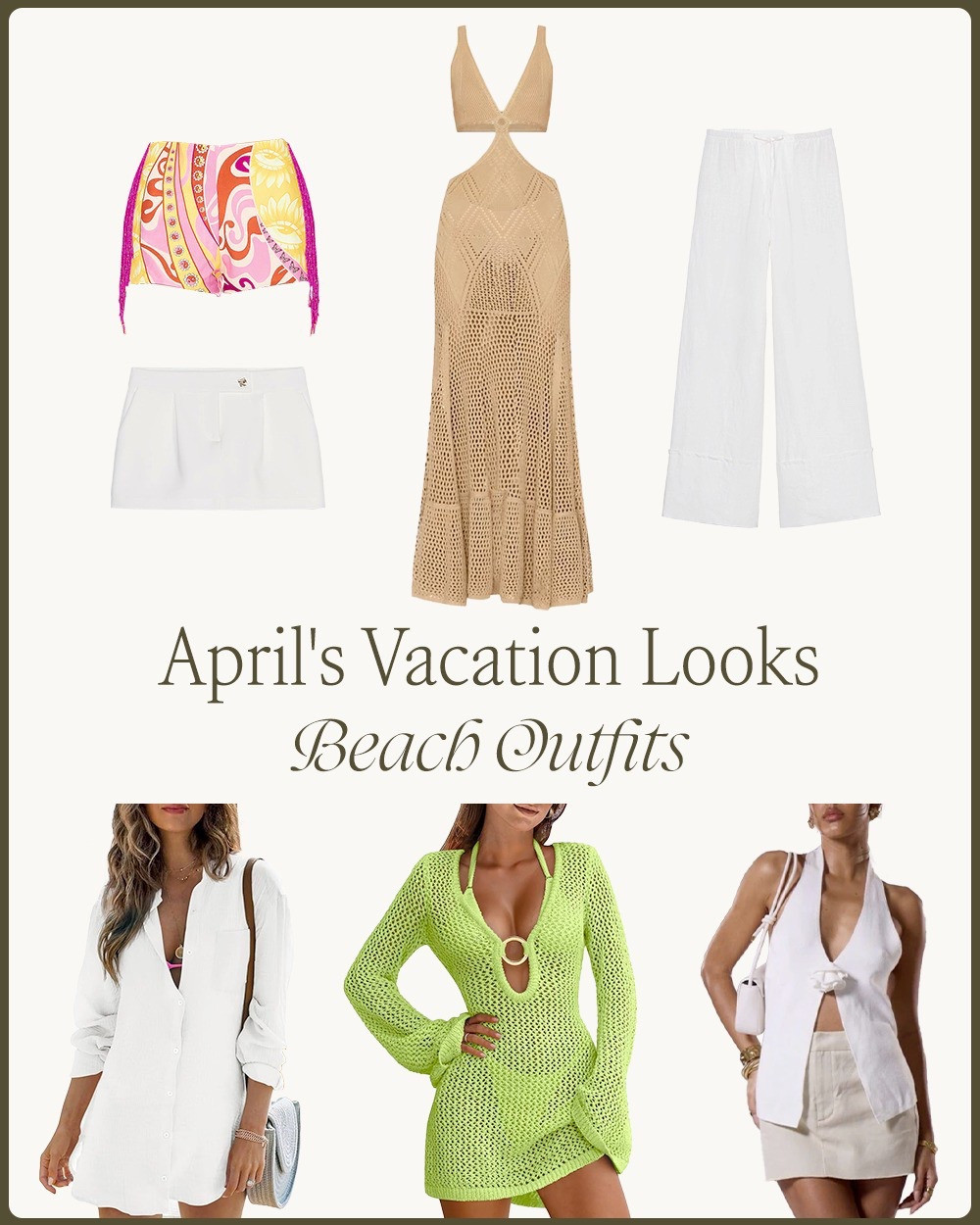 Beach and resort outfits

#LTKStyleTip